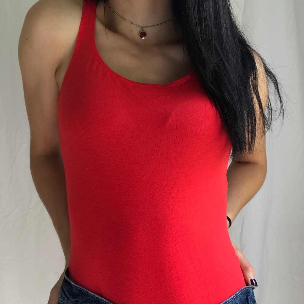 Garage NWT never worn red bodysuit